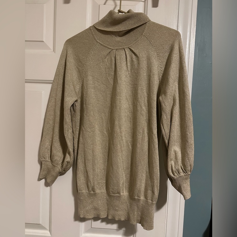 Gold Turtleneck